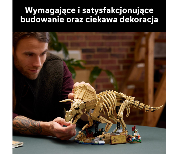 LEGO JURASSIC WORLD 77985 Szkielety dinozaurów: triceratops - 1529880 - zdjęcie 5